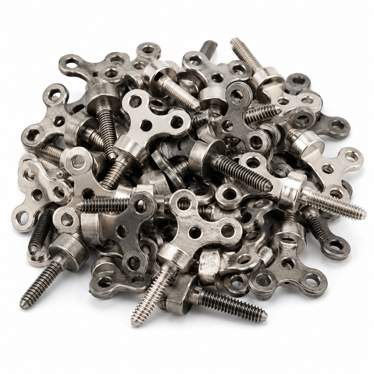 Nickel Plated Tick Tock Tube Vice Screw