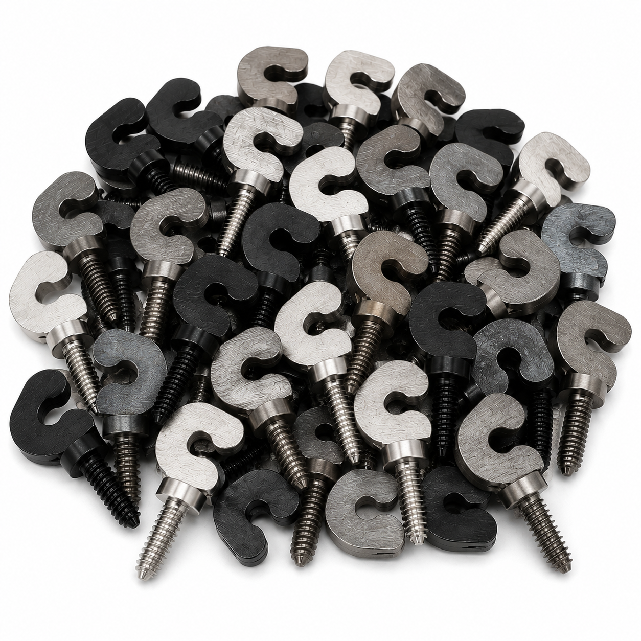 Blackened Wave Tube Vice Screw