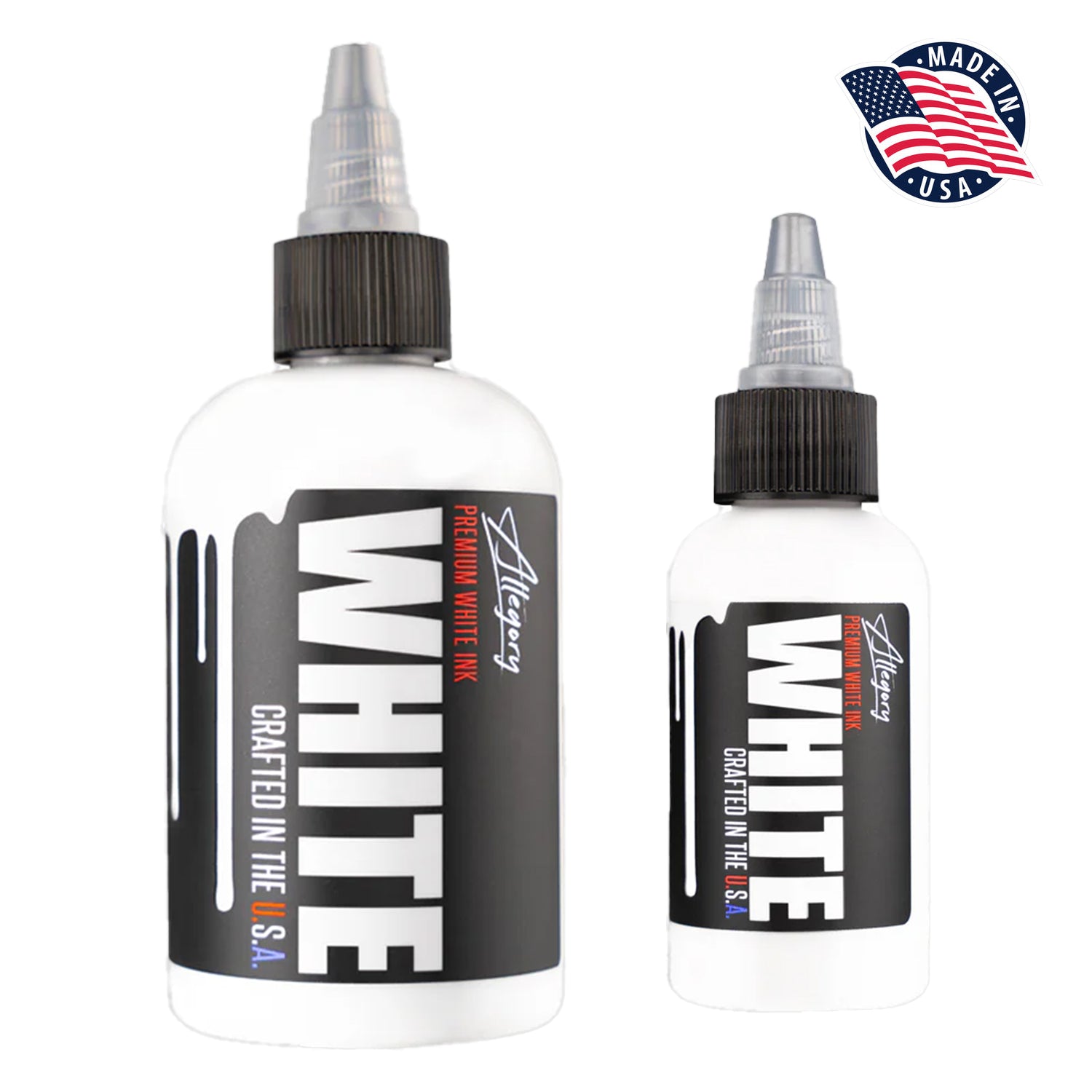 Allegory White tattoo ink bottle for highlighting and mixing