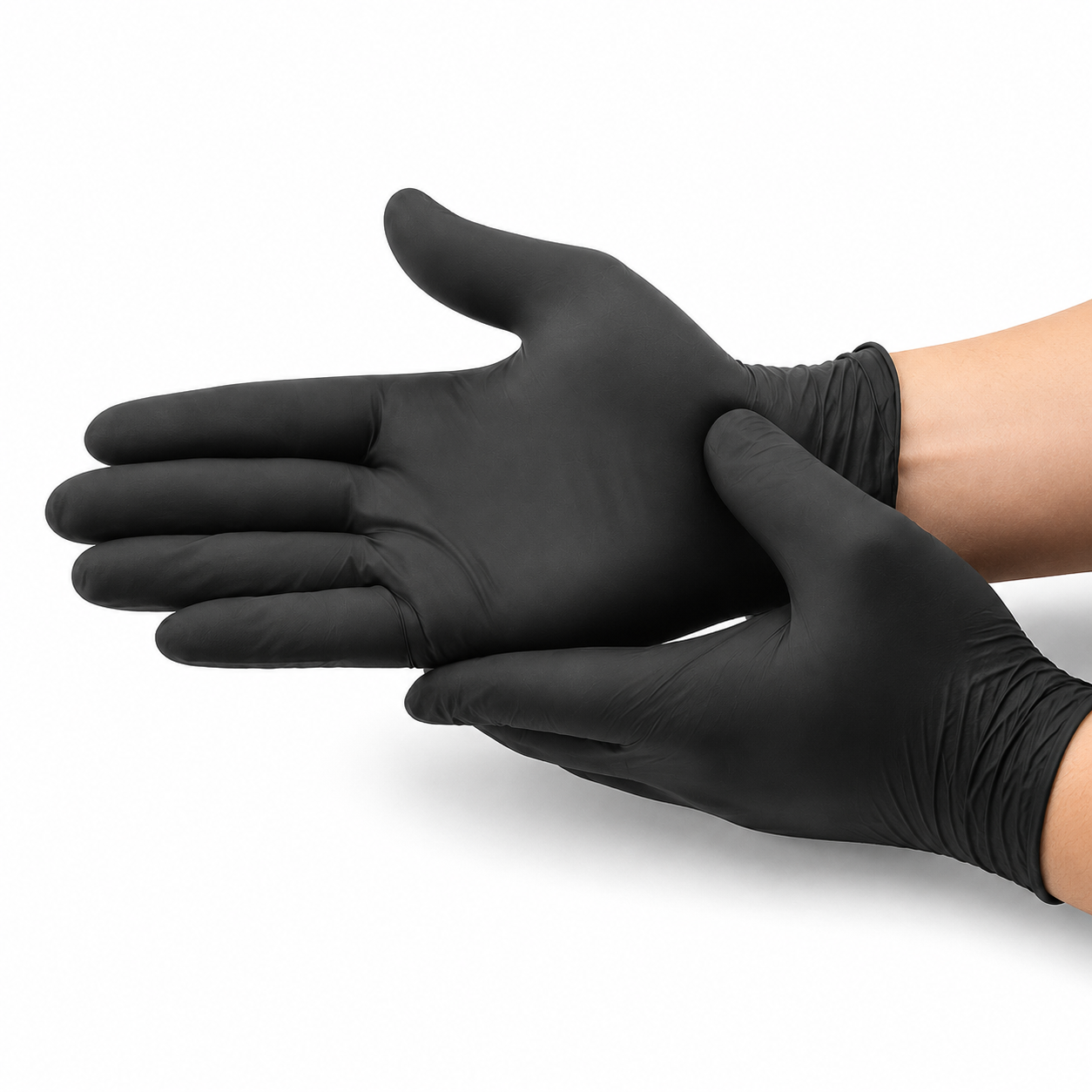 Alpha Patriot Med Black Examination Nitrile Gloves