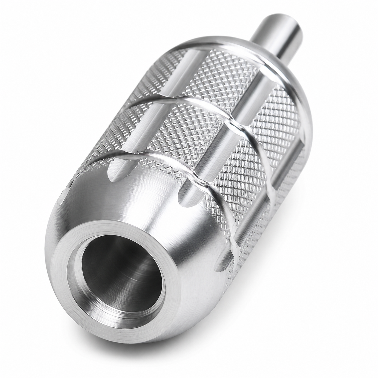 Anodized Aluminum Cartridge Grip with Plunger Bar