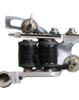 Aluminum Rollomatic coil tattoo machine with 1-1/8 inch silicon iron coil cores