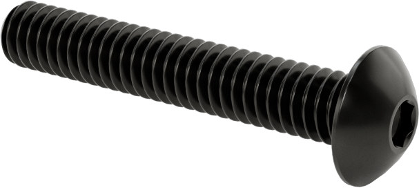 Brass Button Head Hex Drive  8 -32 - 1/4"