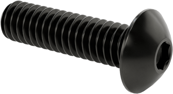 Brass Button Head Hex Drive  8 -32 - 1/4"