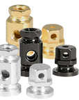 Brass Square Sided Hex Topped Binding Posts
