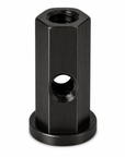Blackened Stable Bottom Hex Binding Post Front