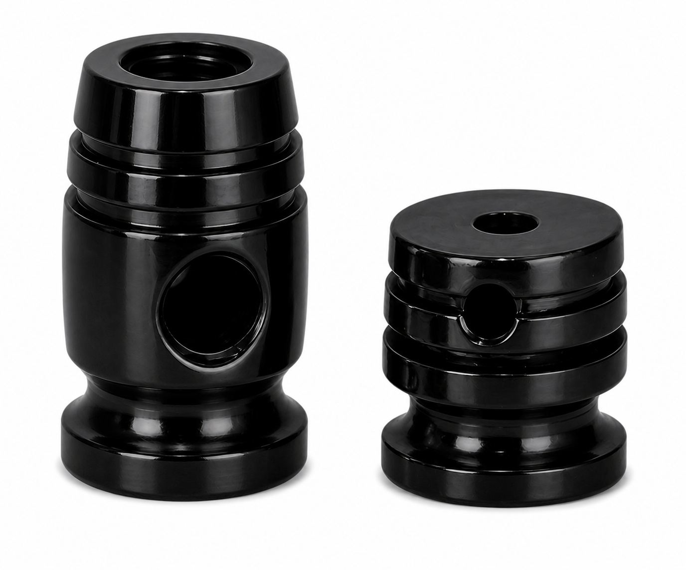 Blackened Round Binding Posts