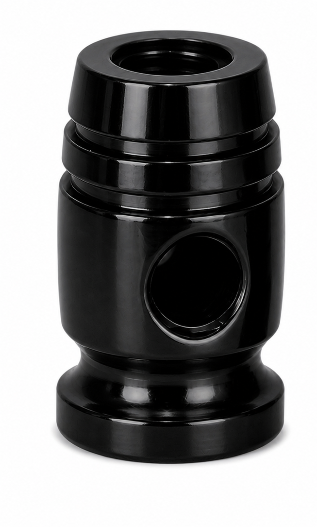 Blackened Round Binding Post Front