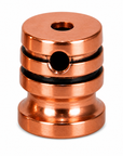 Copper Plated Round Binding Post Rear