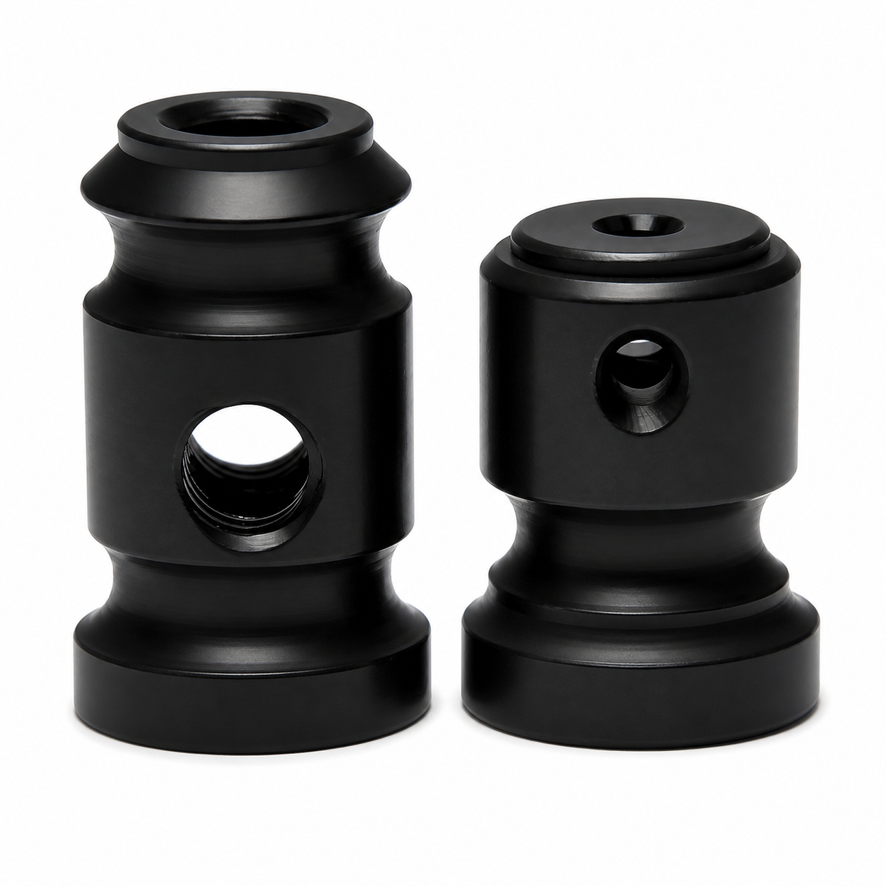 Blackened Spout Topped Large Binding Post Front