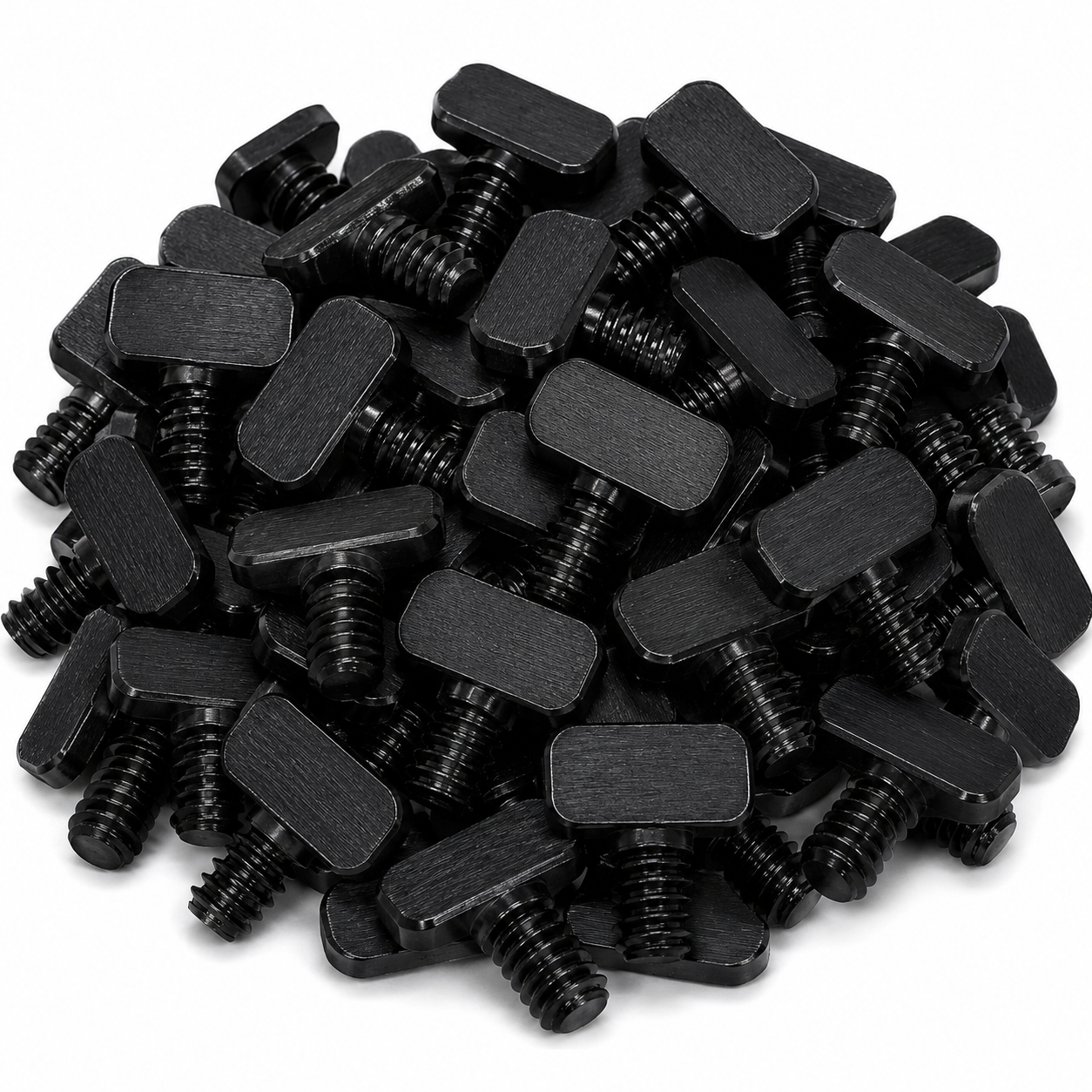 Flat Binding Post Screw - Blackened