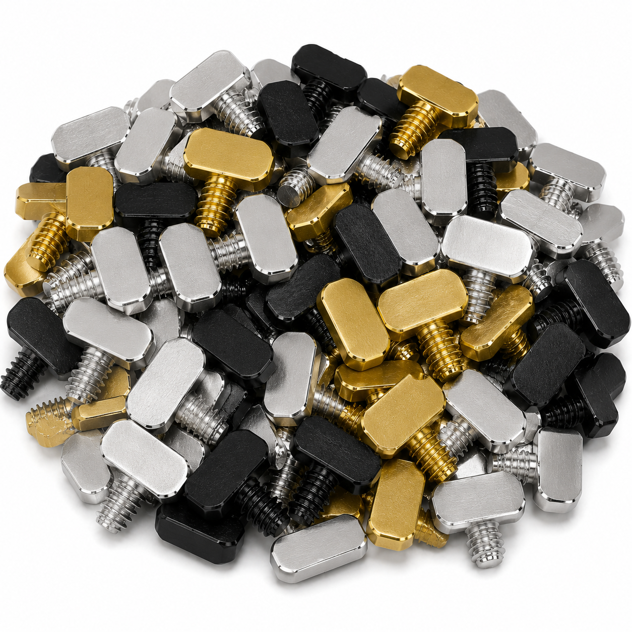 Flat Binding Post Screw - Blackened
