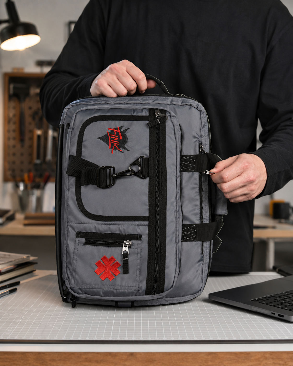 Lucky Supply x Brad Fink Travel Backpack