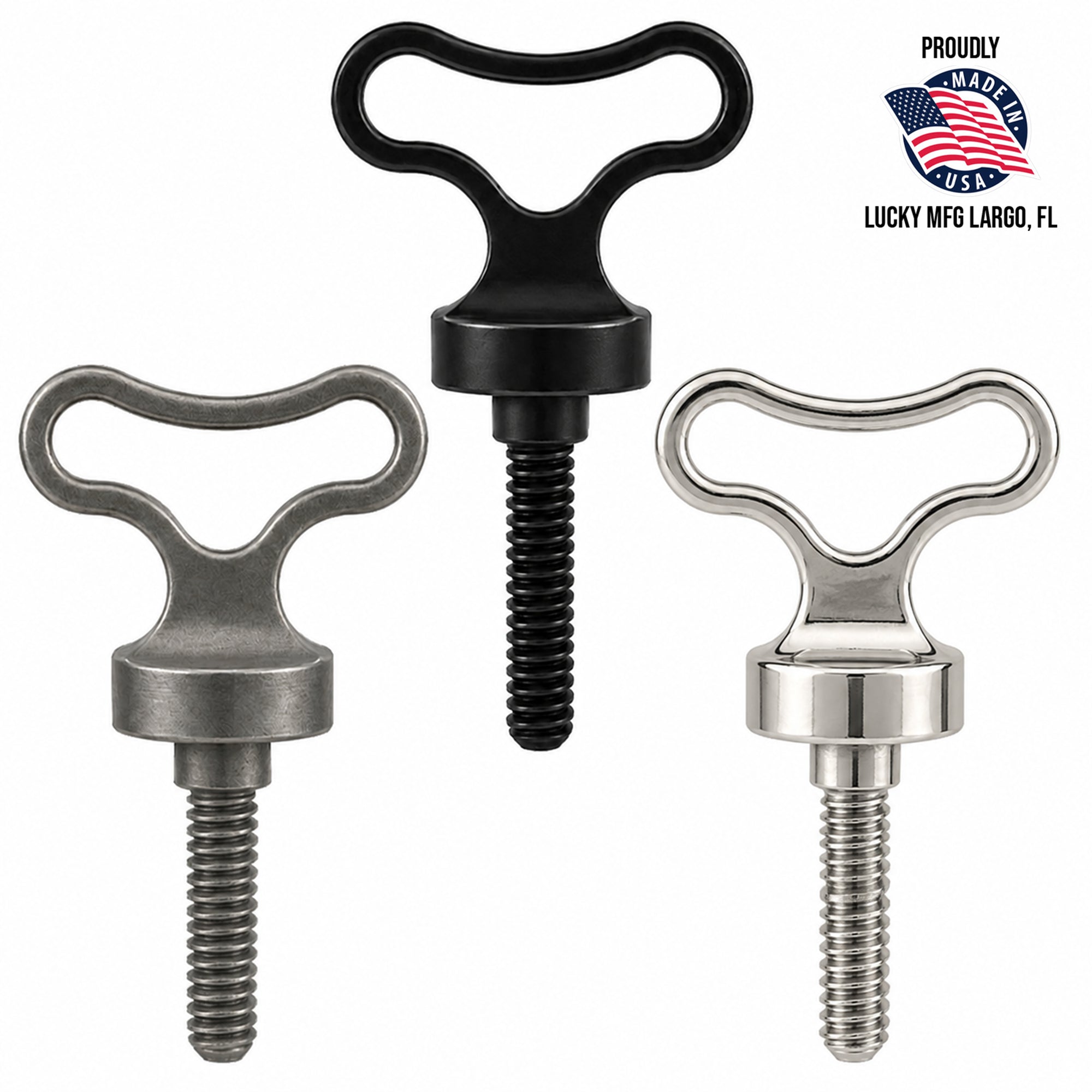 Blackened Bad Smile Tube Vice Screw