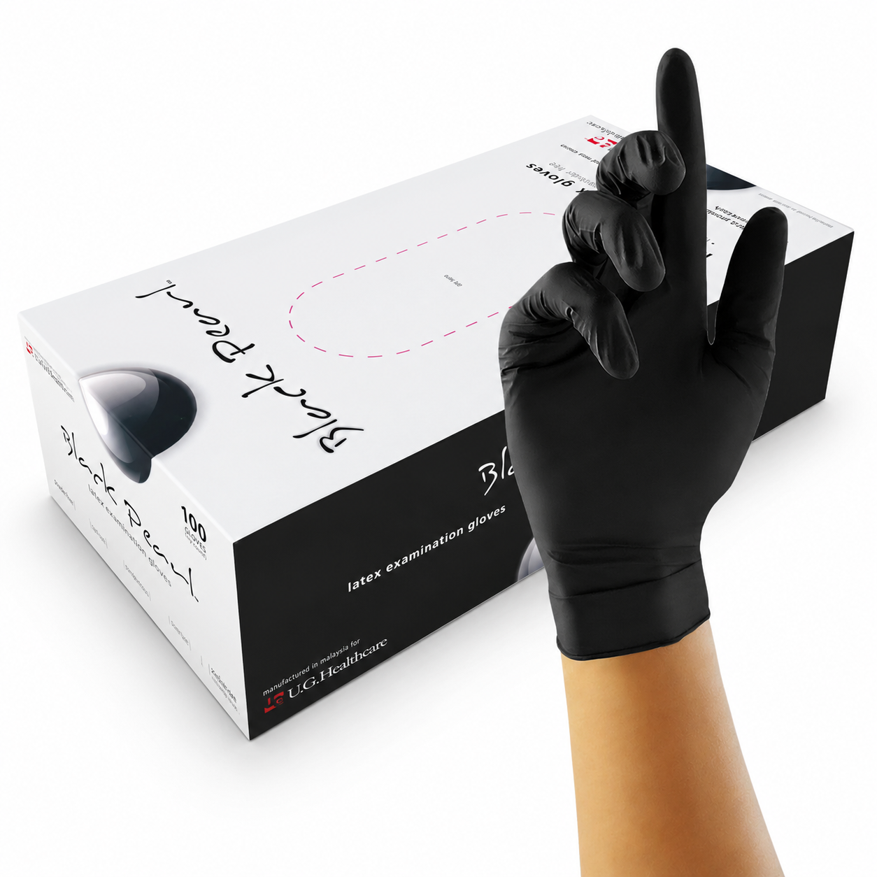 Black Pearl Latex Gloves