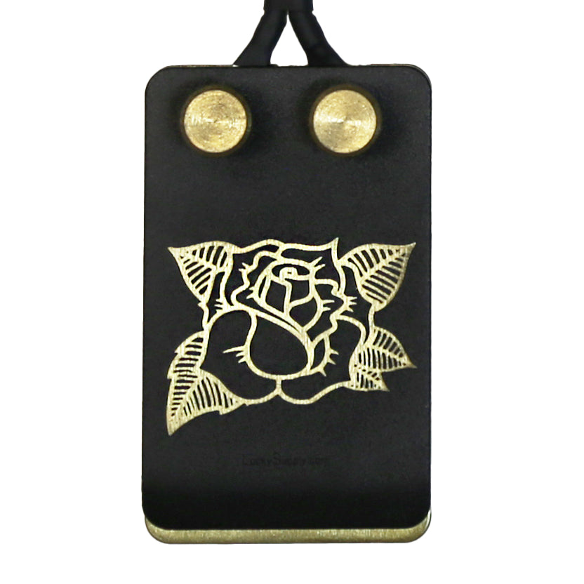 Lucky MFG Black Powder Coated Laser-Engraved Foot Switch