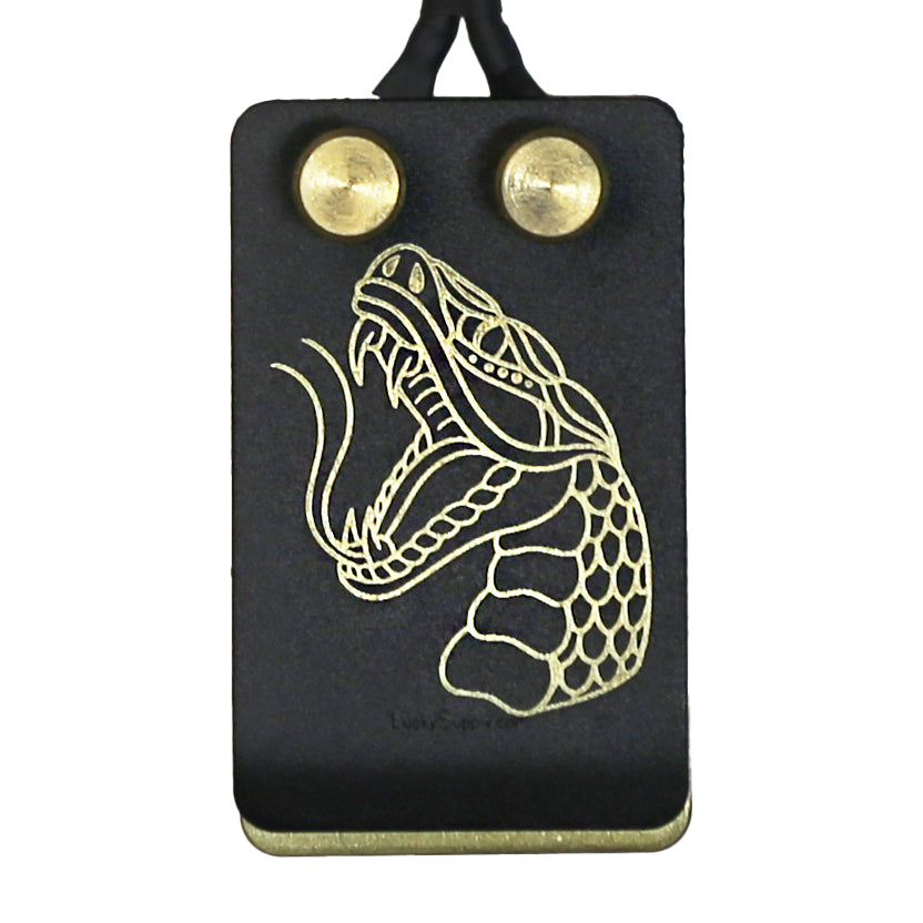 Lucky MFG Black Powder Coated Laser-Engraved Foot Switch