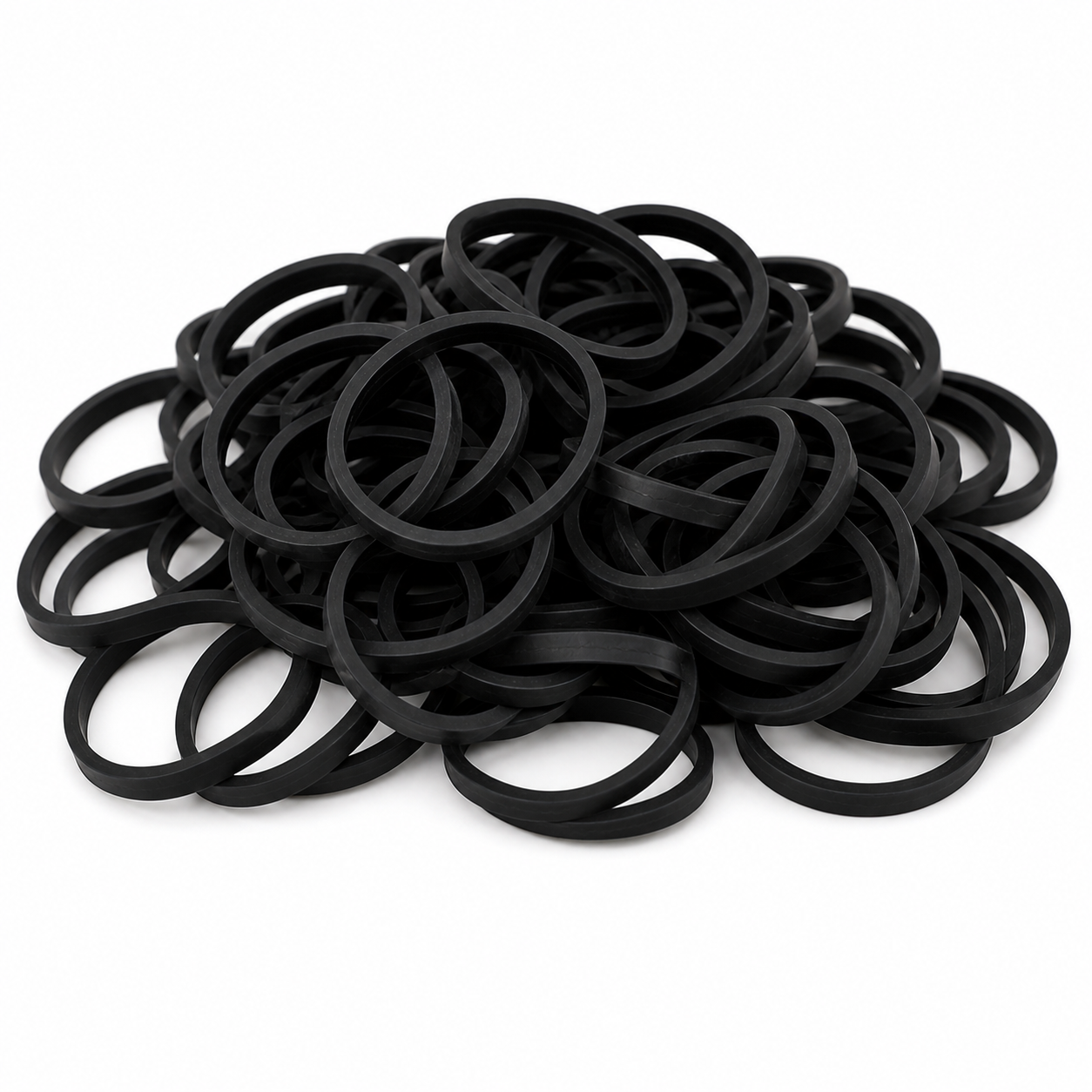 Black Rubber Bands