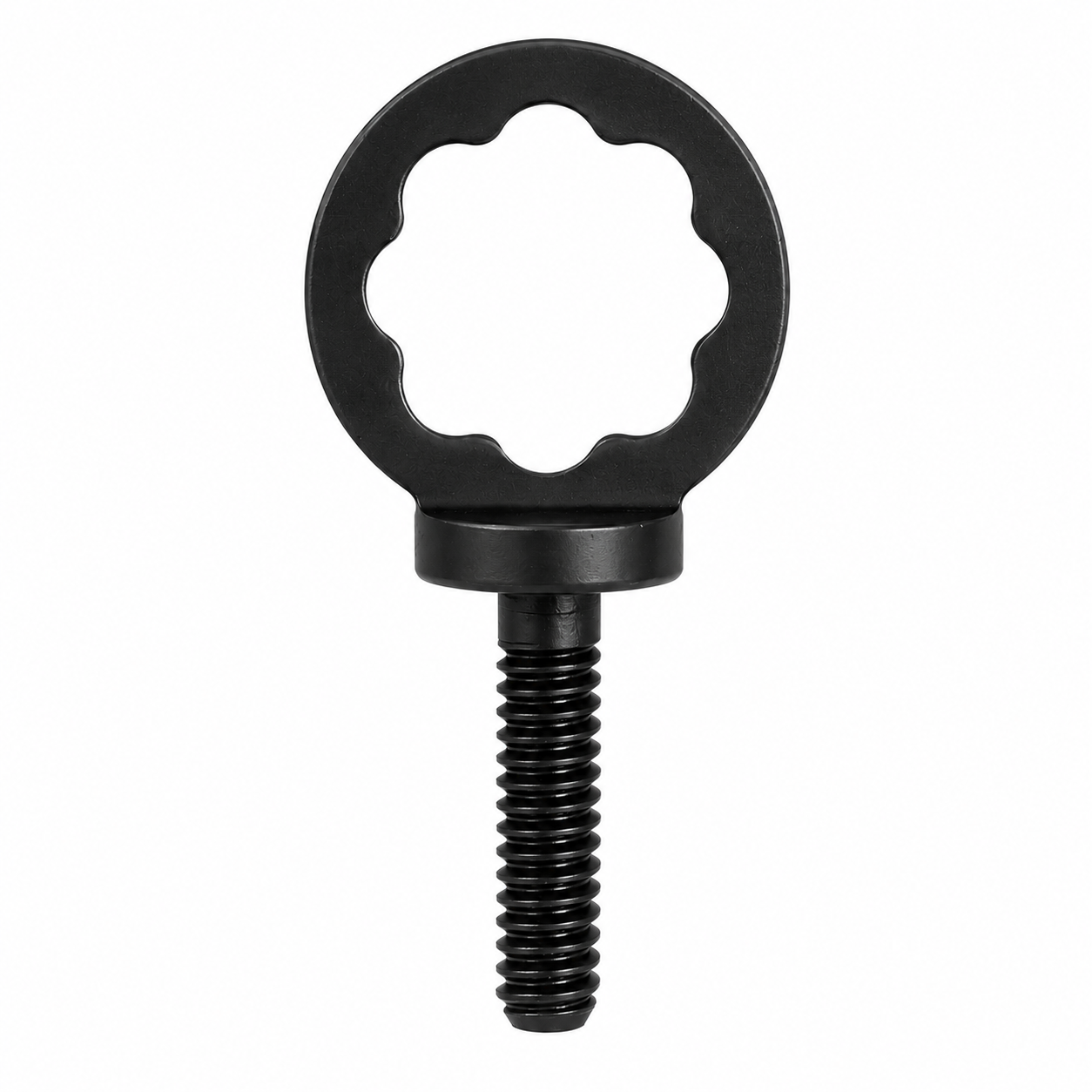 Blackened Circle Flower Tube Vice Screw
