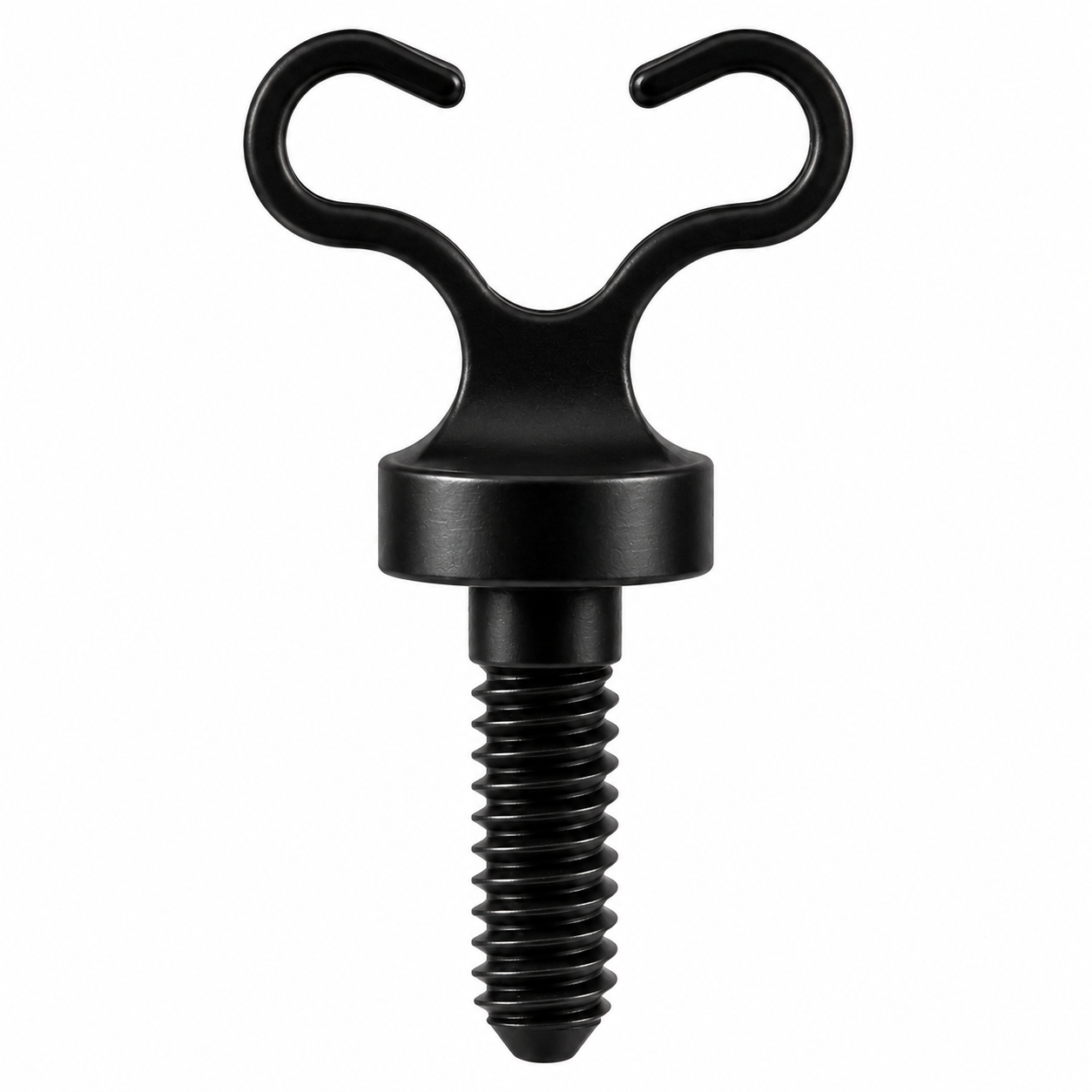 Blackened Ram Horns Tube Vice Screw