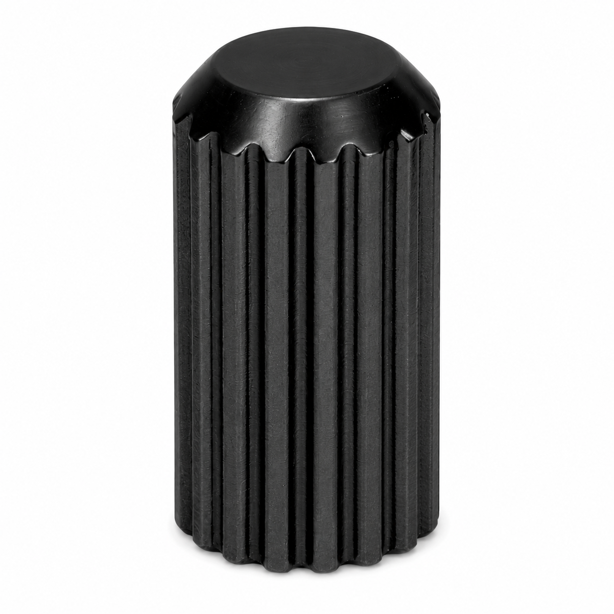 Blackened Ridged Cap Nut