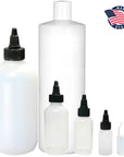 Boston Round Ink Bottles and Tops