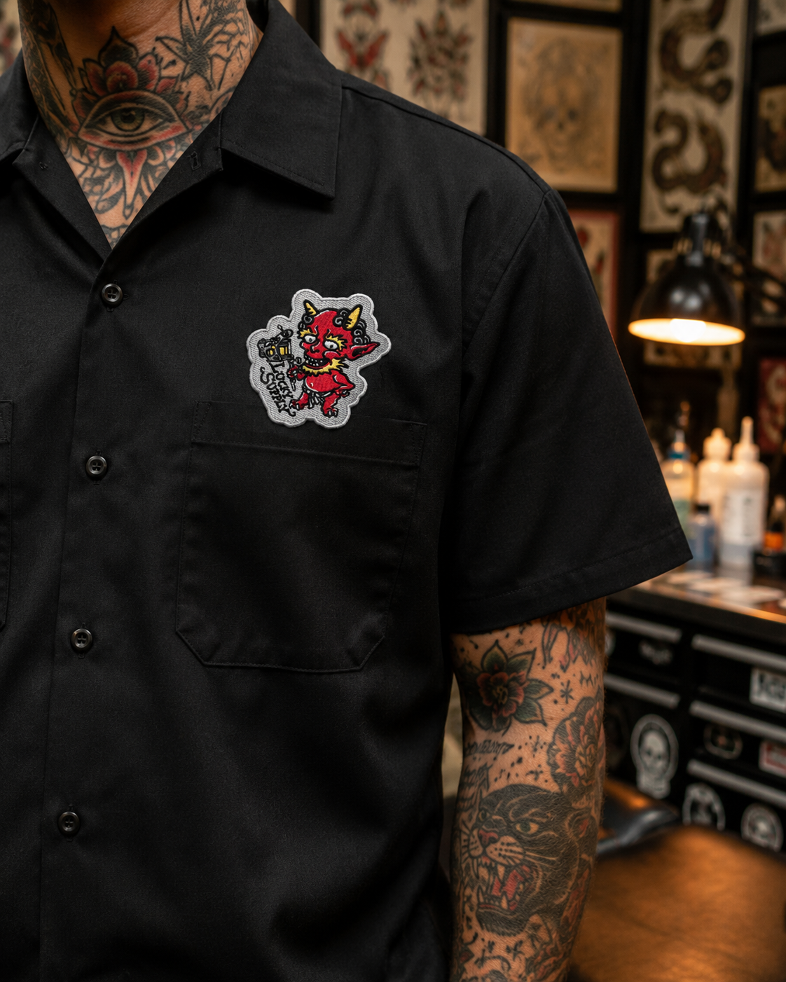 Brad Fink x Lucky Supply Hot Stuff Patch