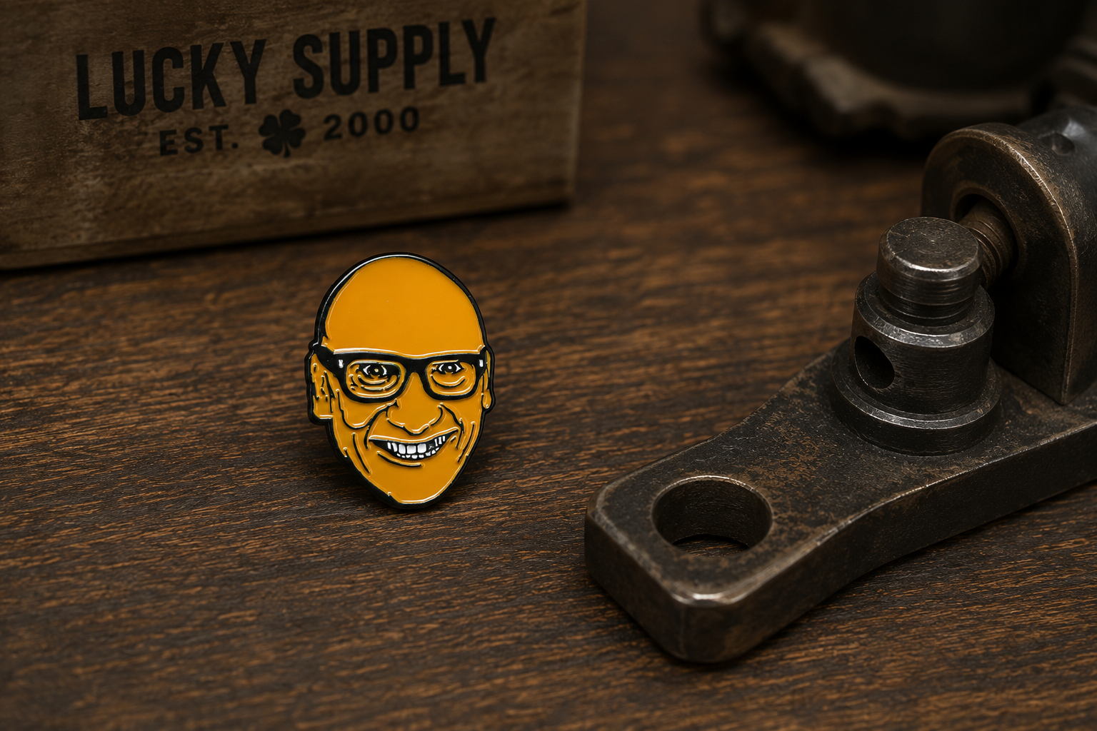 Brad Fink Face Enamel Pin