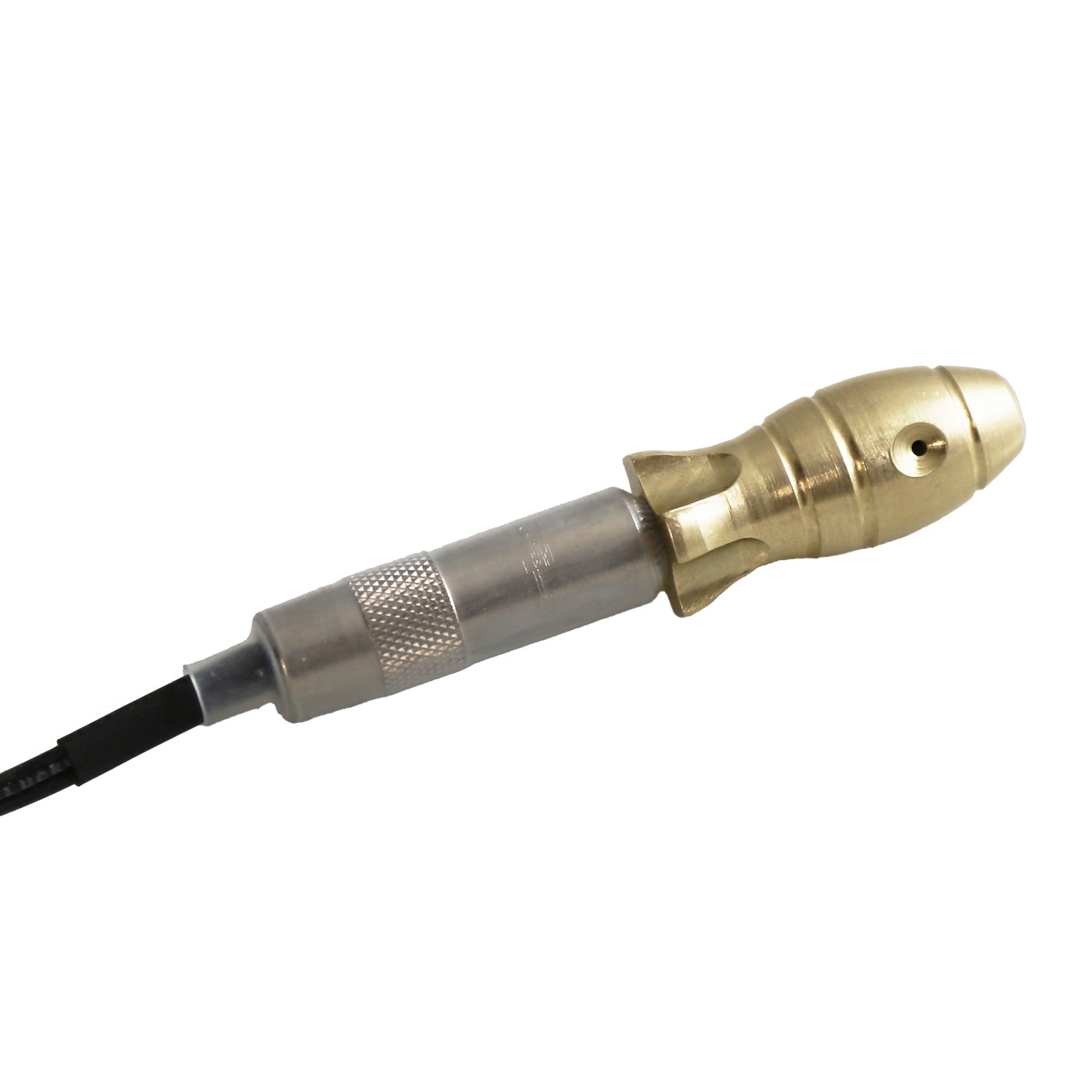 Lucky Rocket clip cord loader attached to clip cord showing sleeve loading setup