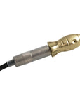 Lucky Rocket clip cord loader attached to clip cord showing sleeve loading setup