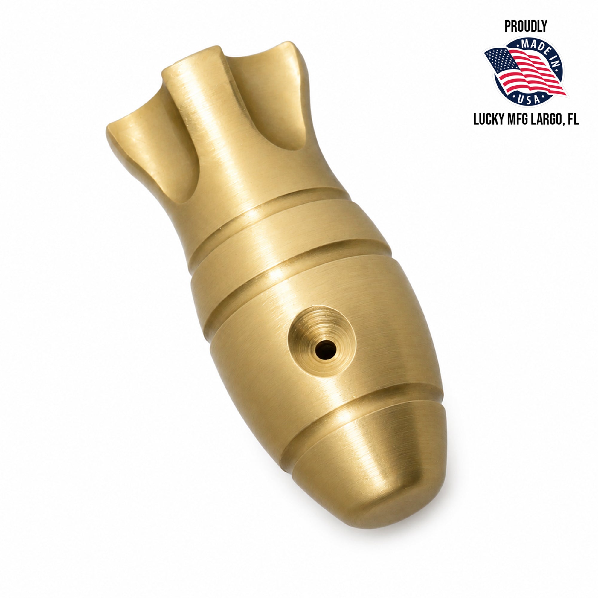 Brass Rocket Plumb Line Made in USA