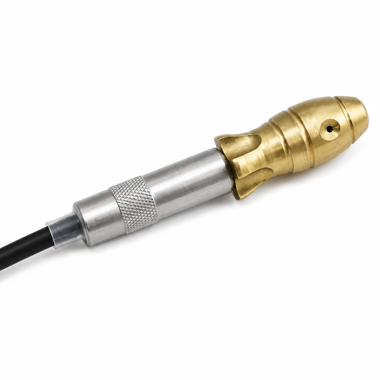 Brass Rocket connected to Phono Plug