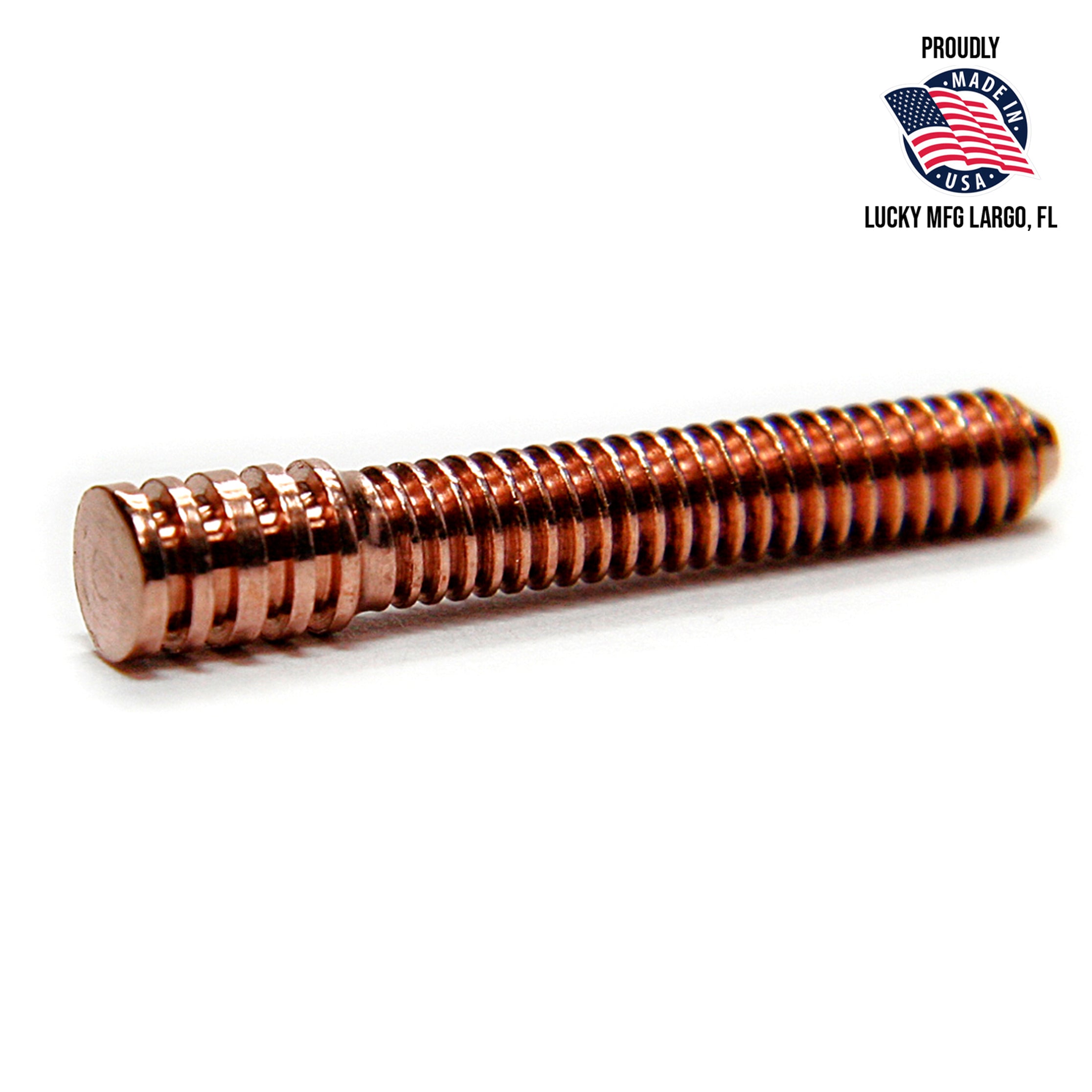 Five Tiered Copper Contact Screw - 1.096" Total Length