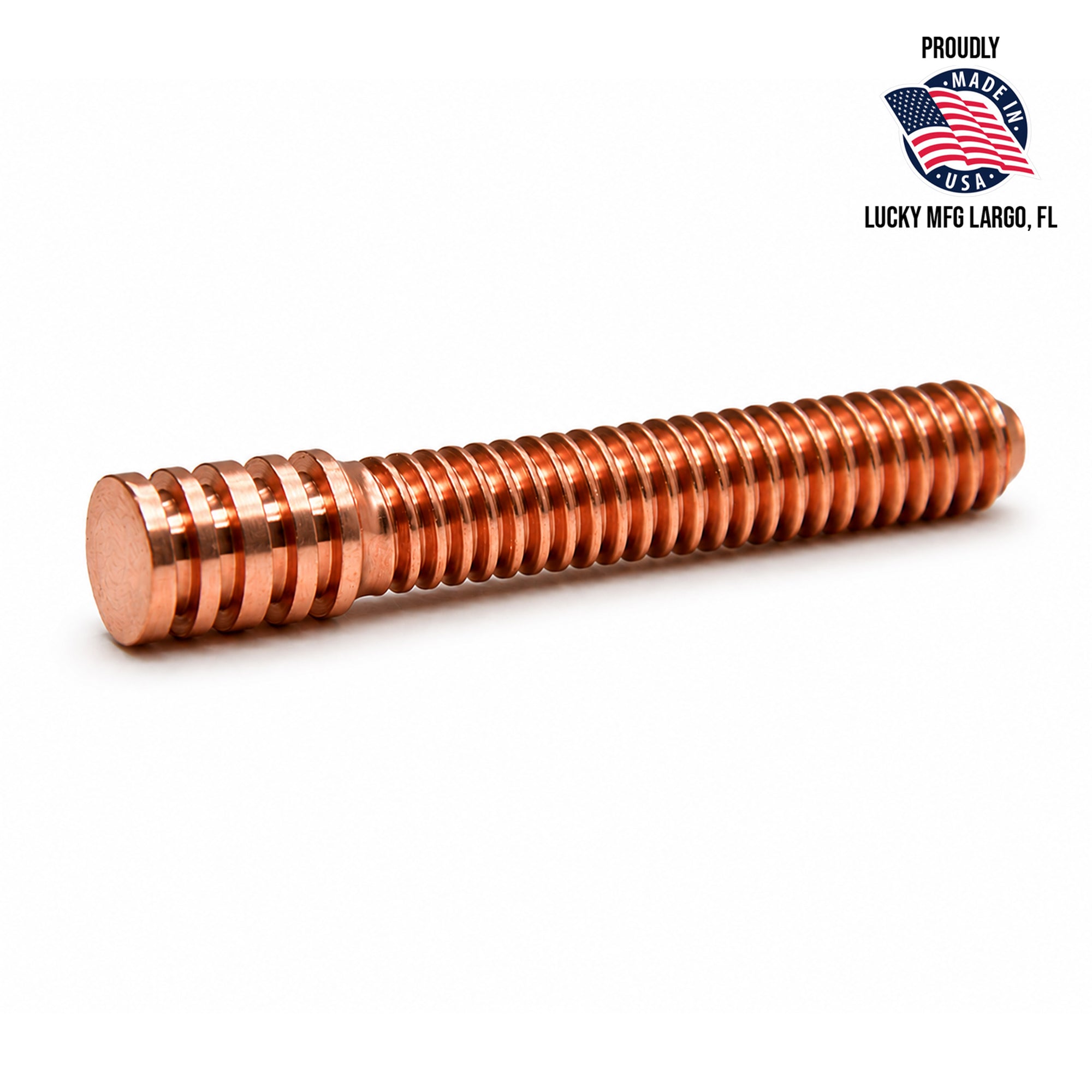 Five Tiered Copper Contact Screw - 1.096" Total Length