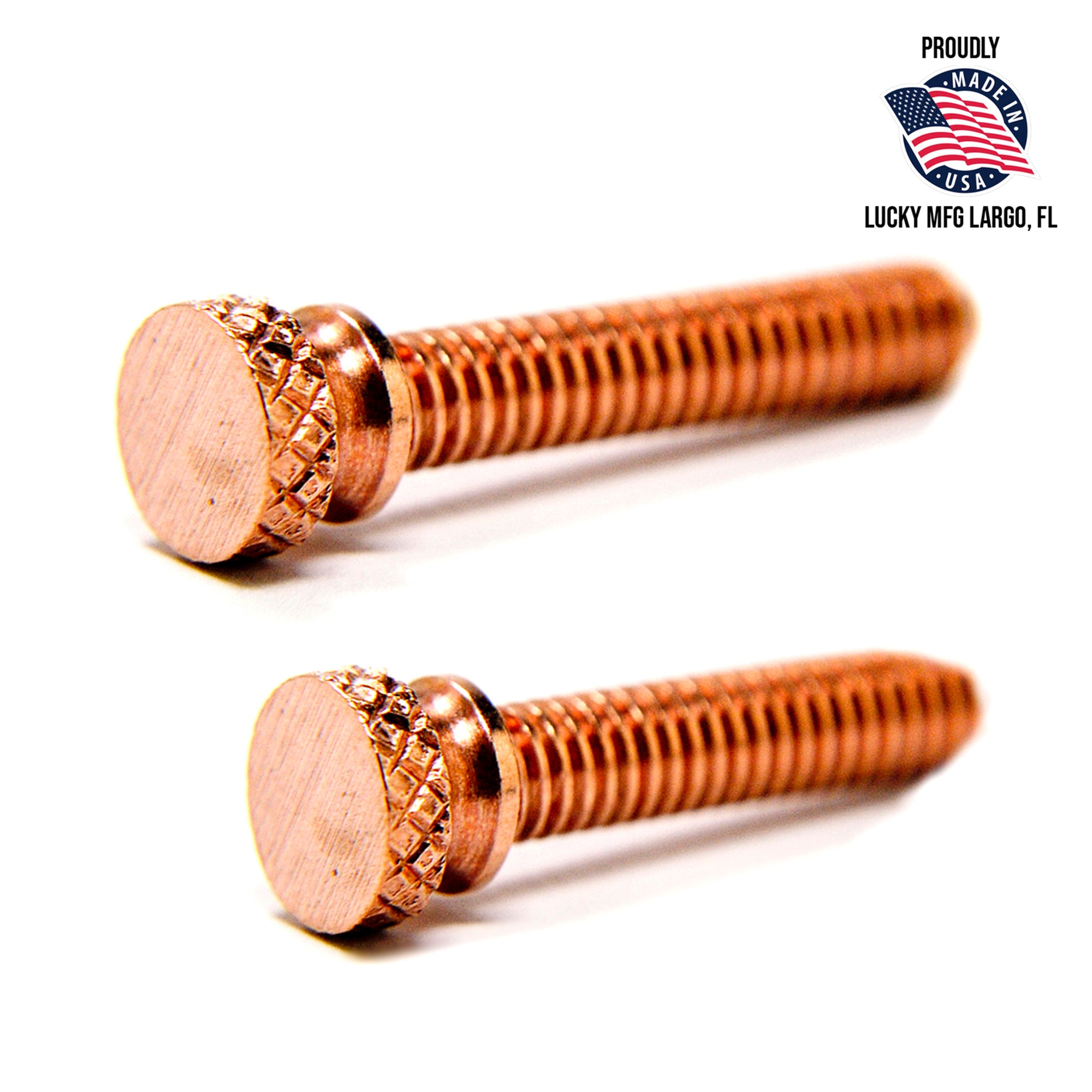 Knurled Copper Contact Screw
