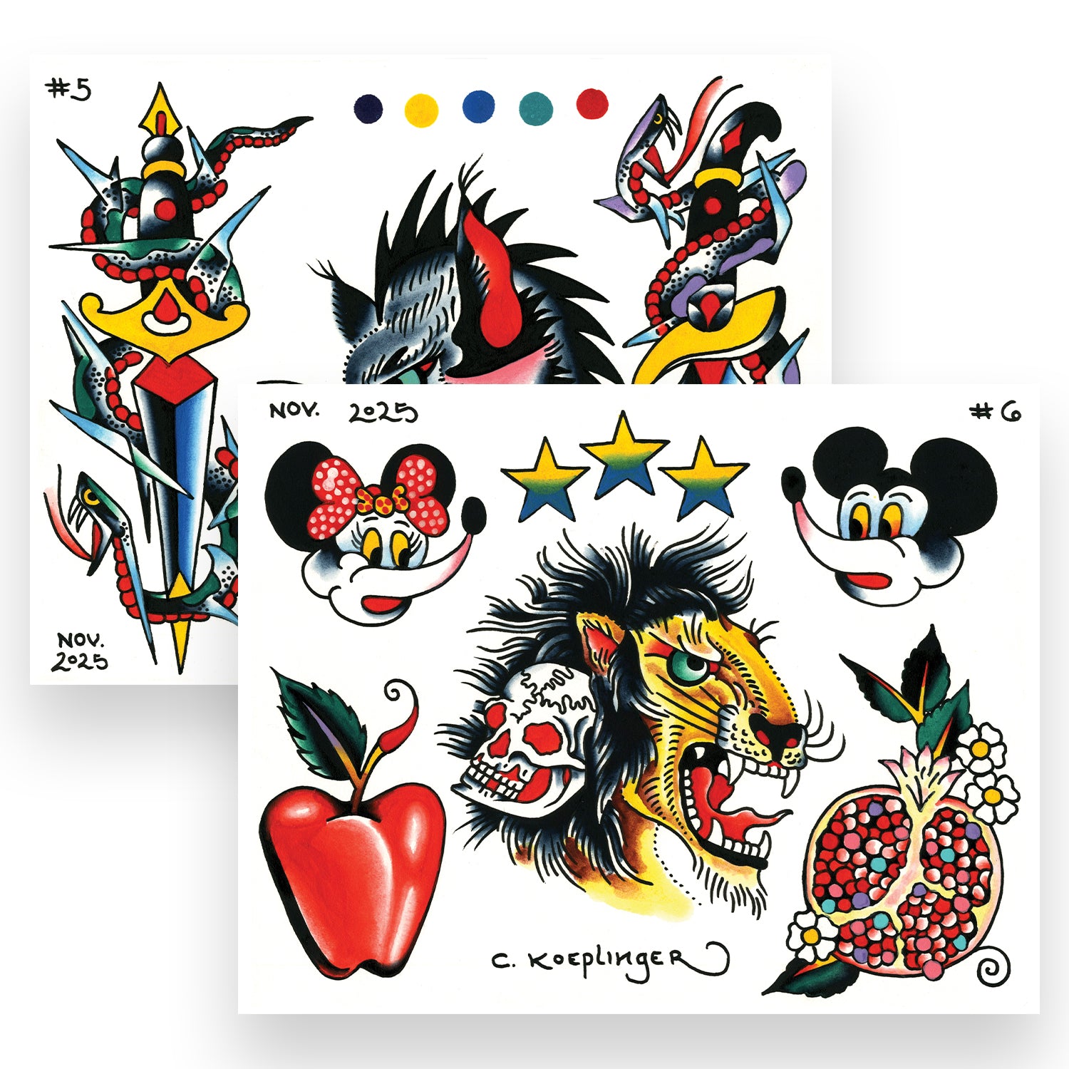 Chad Koeplinger Flash Sheets (Set of 10)