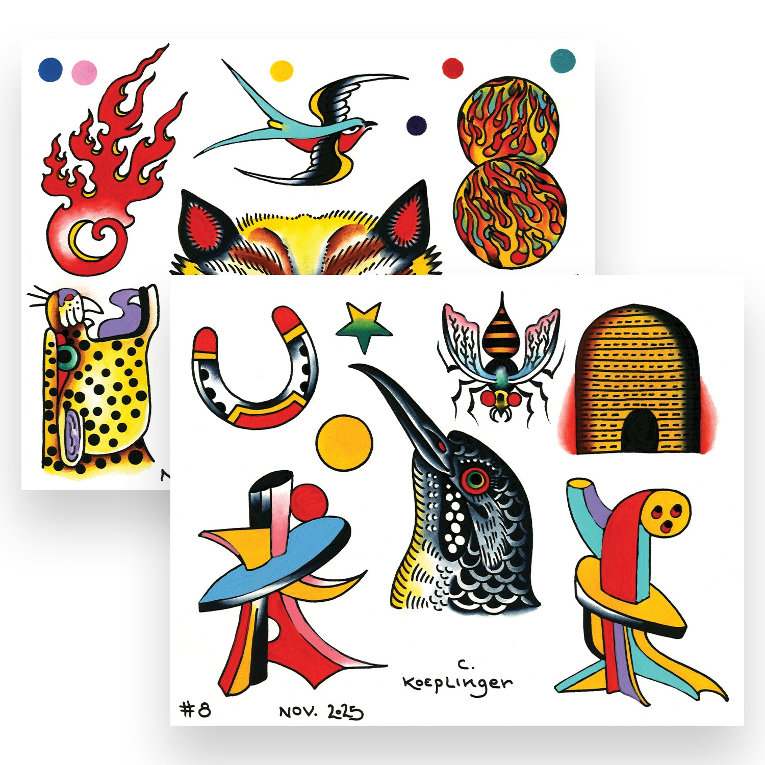Chad Koeplinger Flash Sheets (Set of 10)