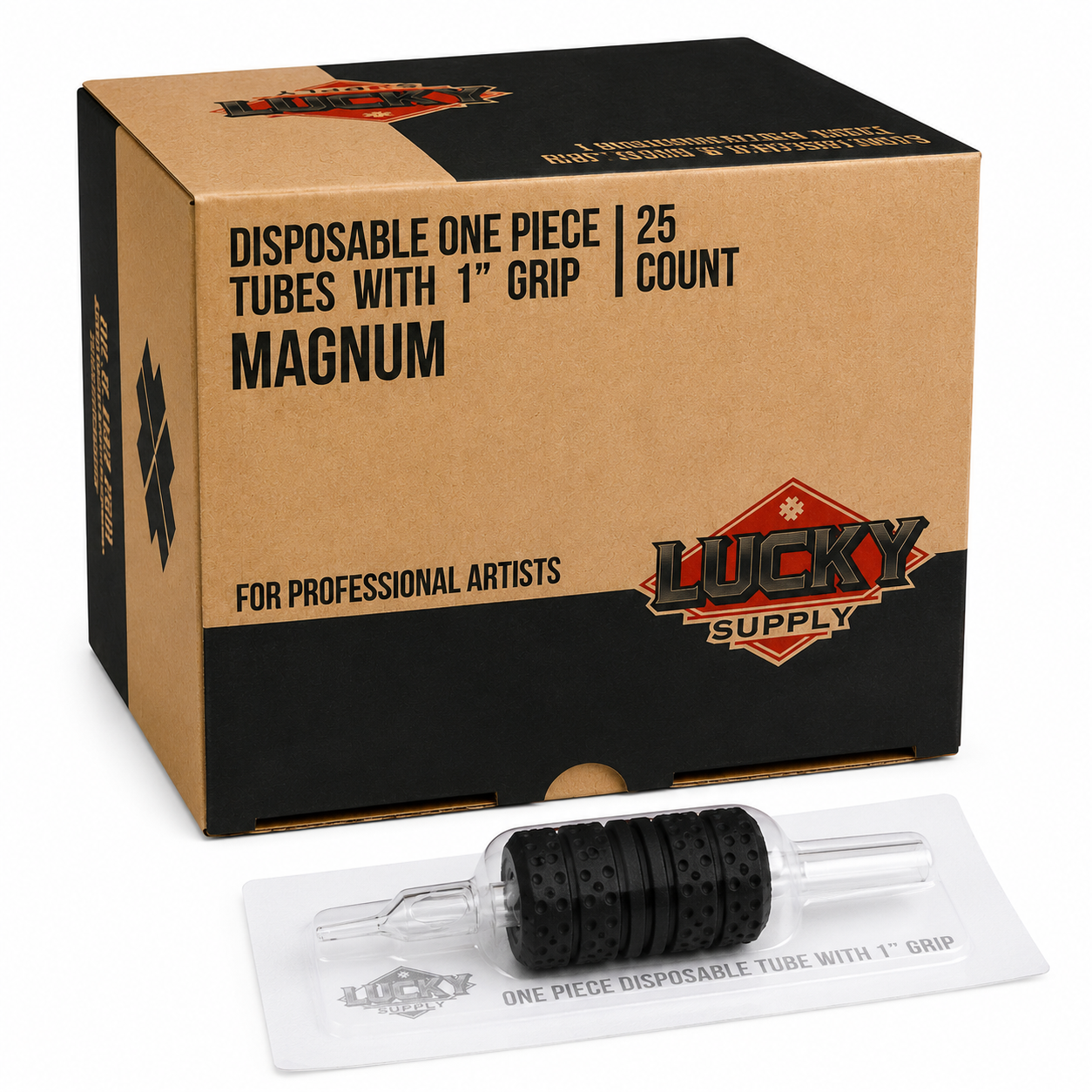 7 Closed Magnum Disposable Tube with 1" Grip