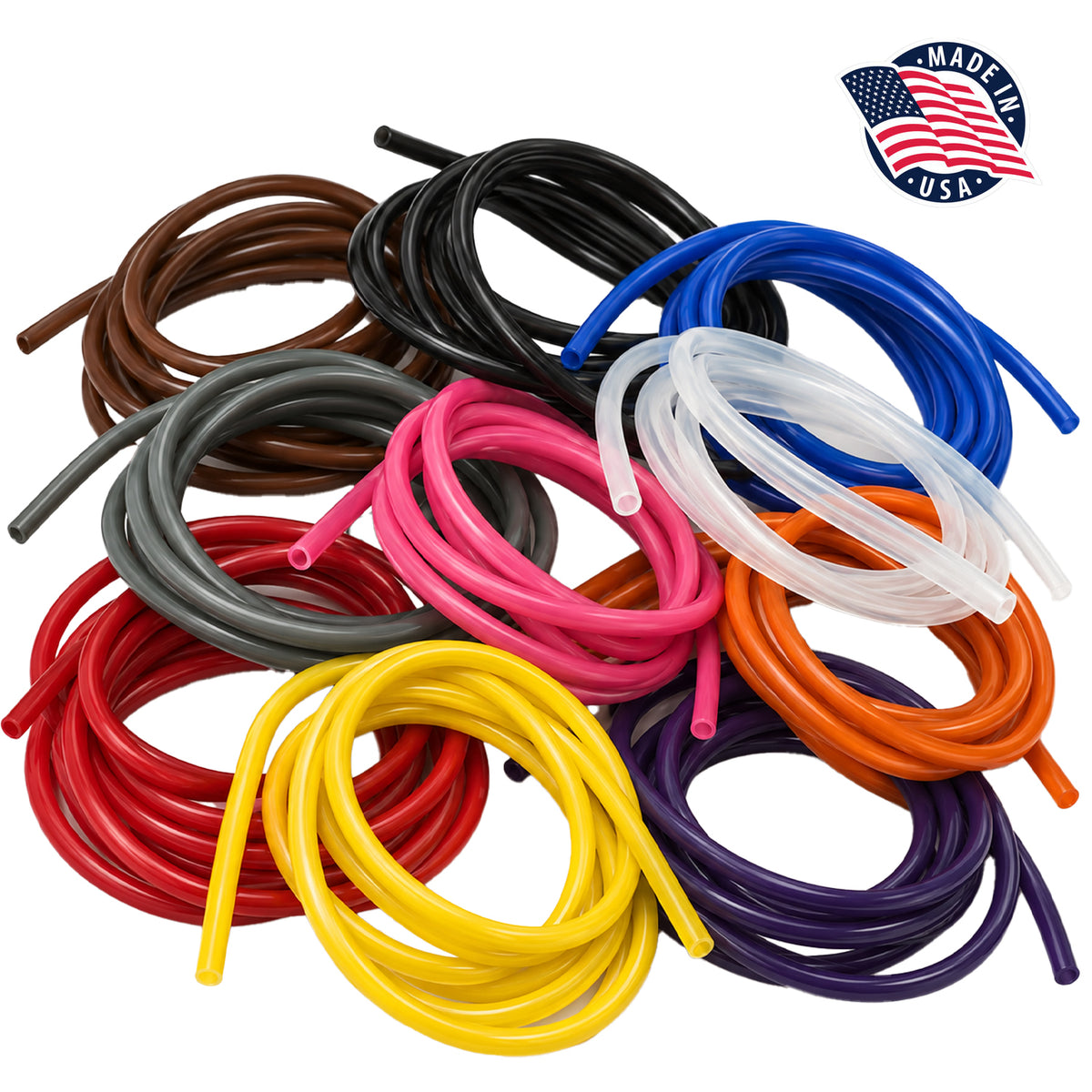 Black coated PVC wire insulator sleeving – 1 foot