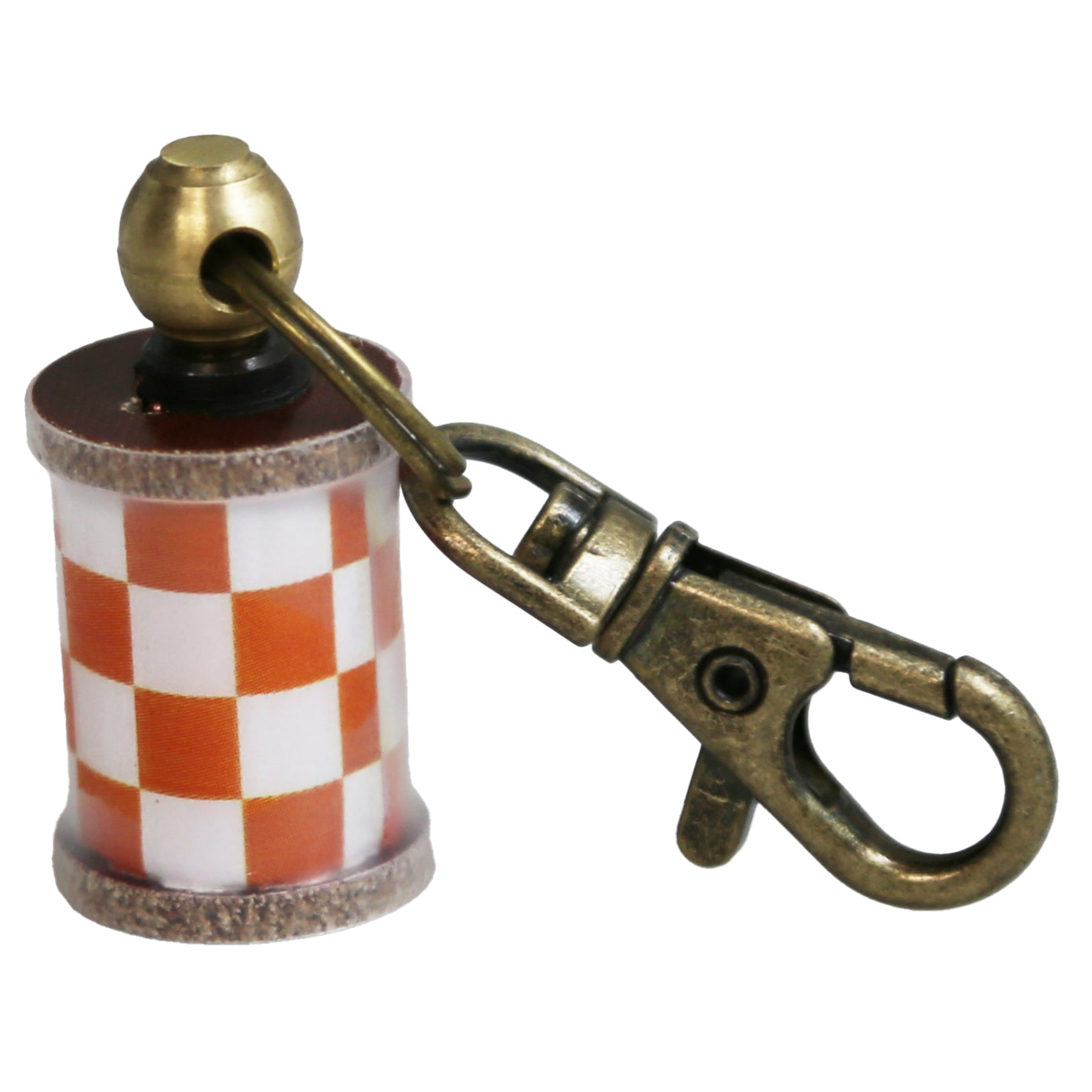 Coil Keychain - Volunteer Orange