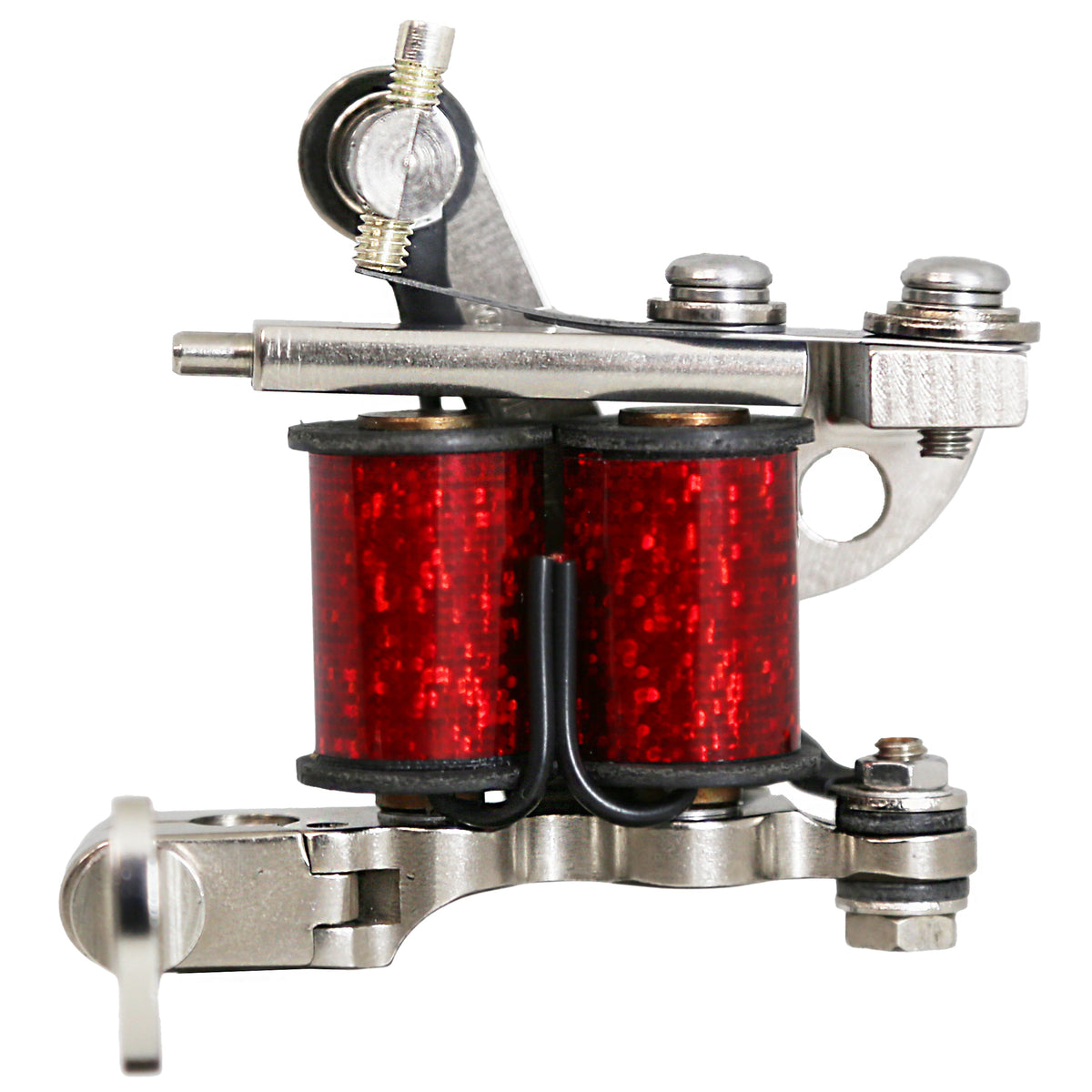 Coleman liner tattoo machine showing coil-side construction