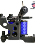 Professional drilled-out Coleman coil tattoo machine made in the USA