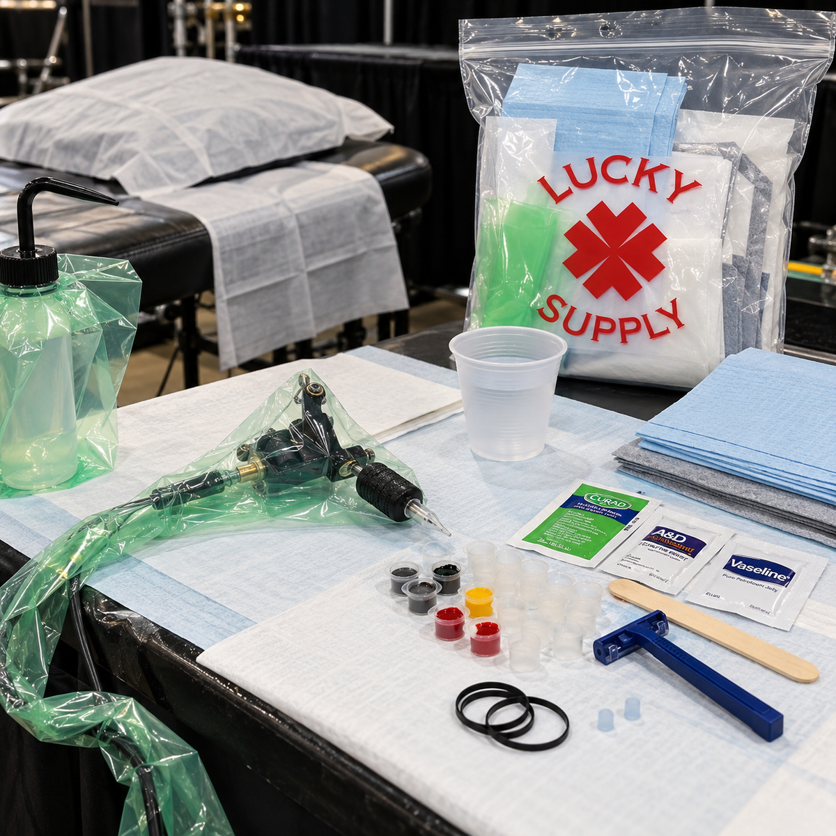 Single Use Convention Pack in use