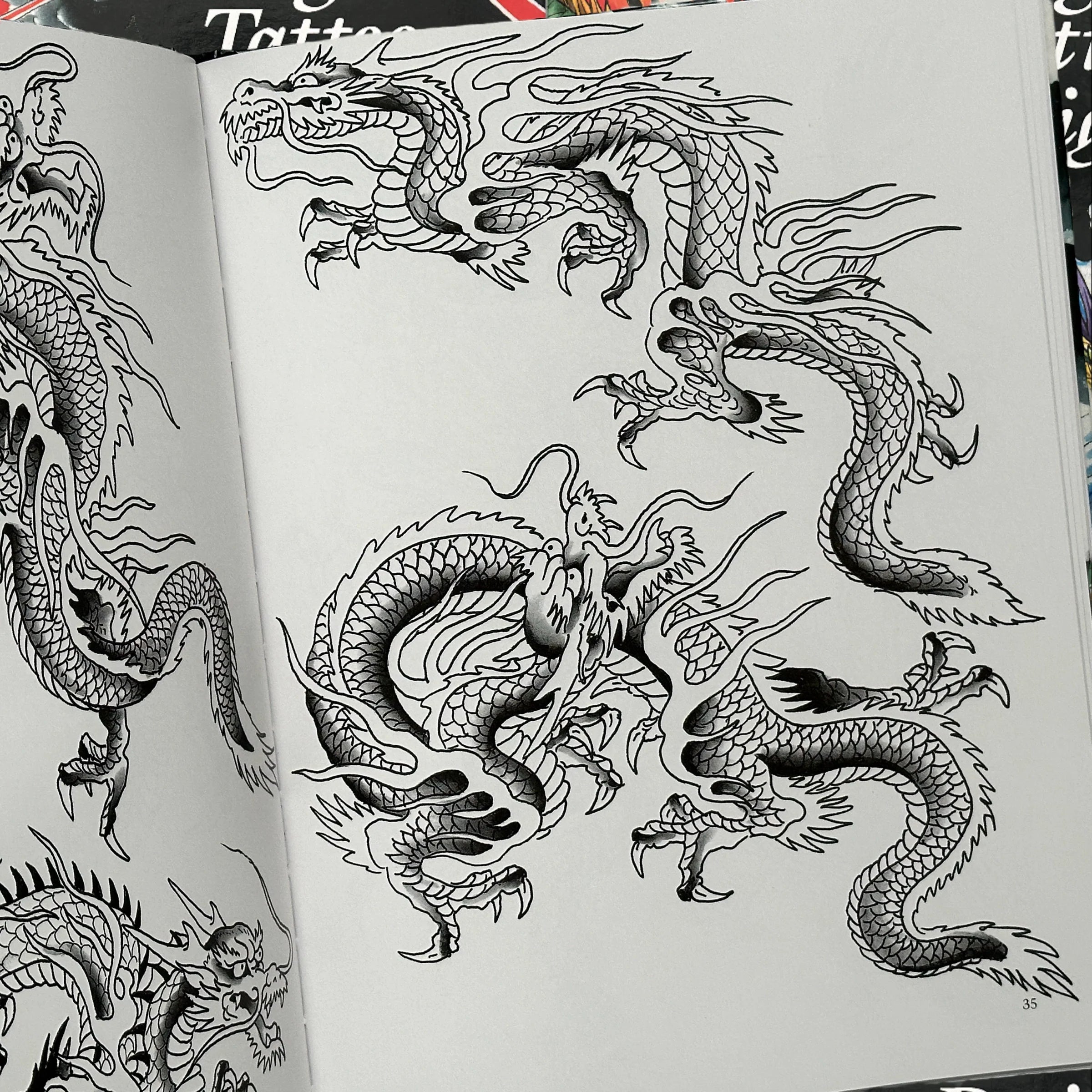 Don Ed Hardy Dragon Tattoo Design Book