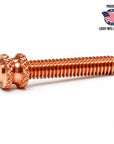 Double Knurled Short Copper Contact Screw - 1.060" Total Length
