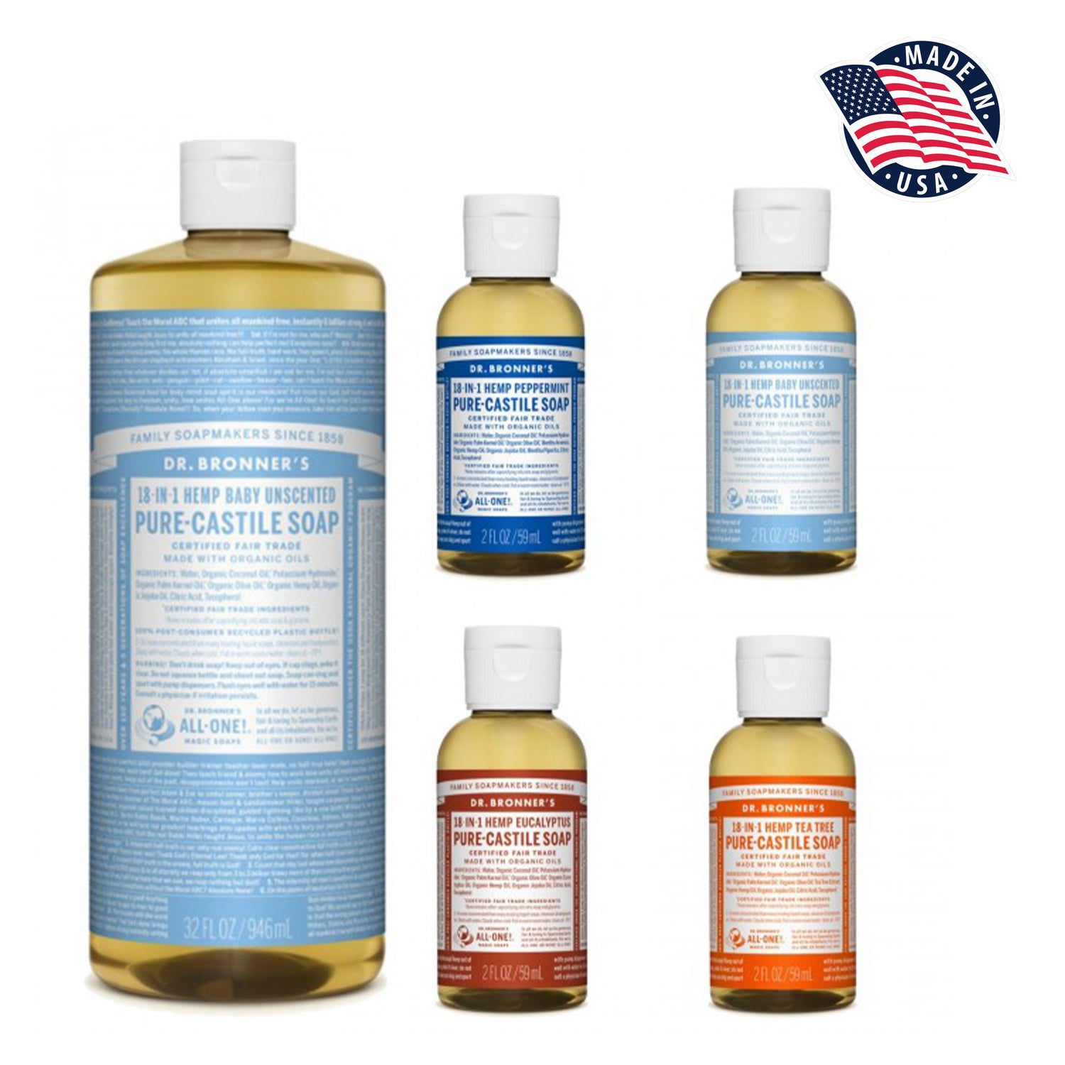 Dr. Bronner's Pure Castile Soap