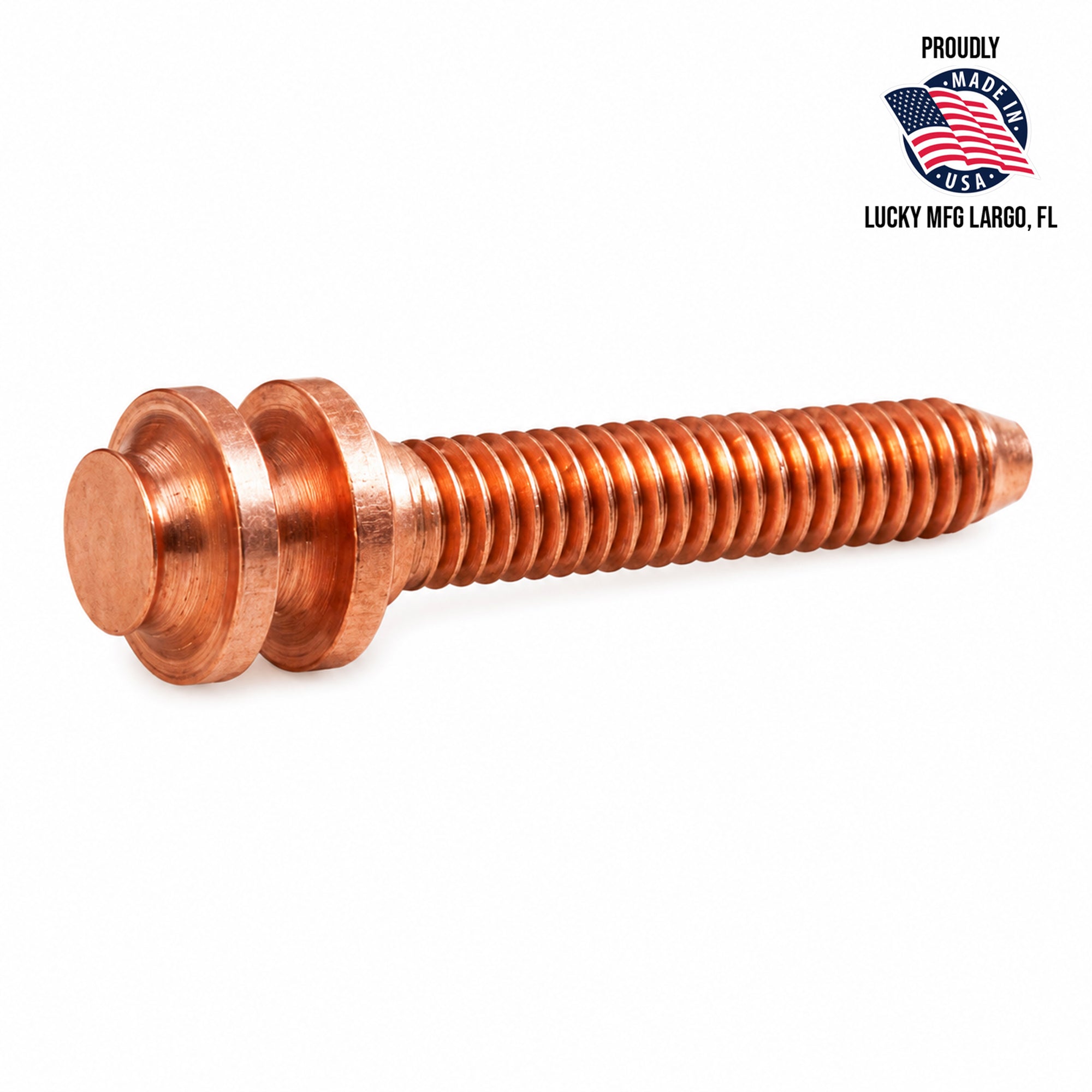 Dual Beveled Copper Contact Screw