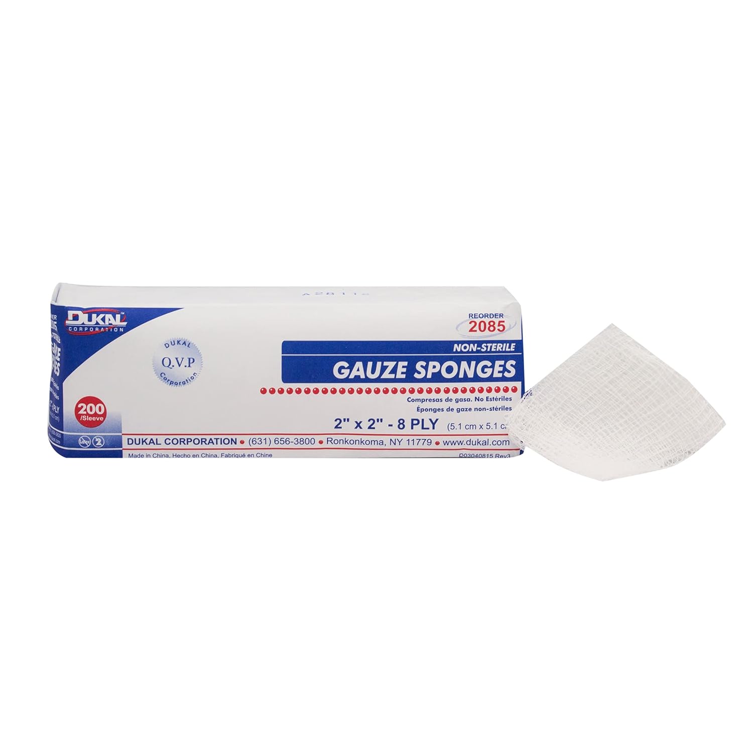 Nonsterile 100% Cotton Woven Gauze Sponges
