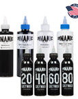 Dynamic Color Co. - Black and White Inks