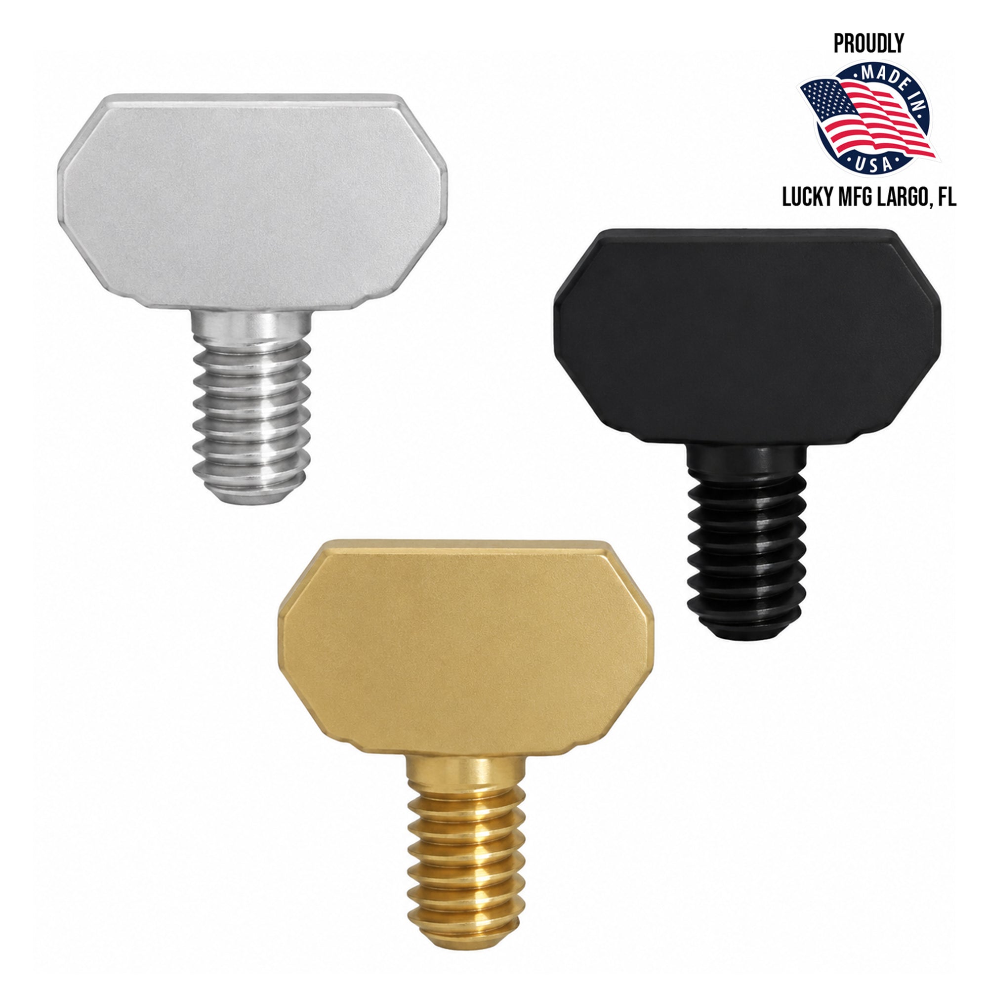Blackened Fat Boy Binding Post Screw